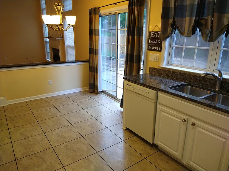 Breakfast Area and patio door
