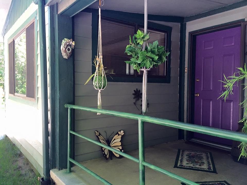 Front door and porch