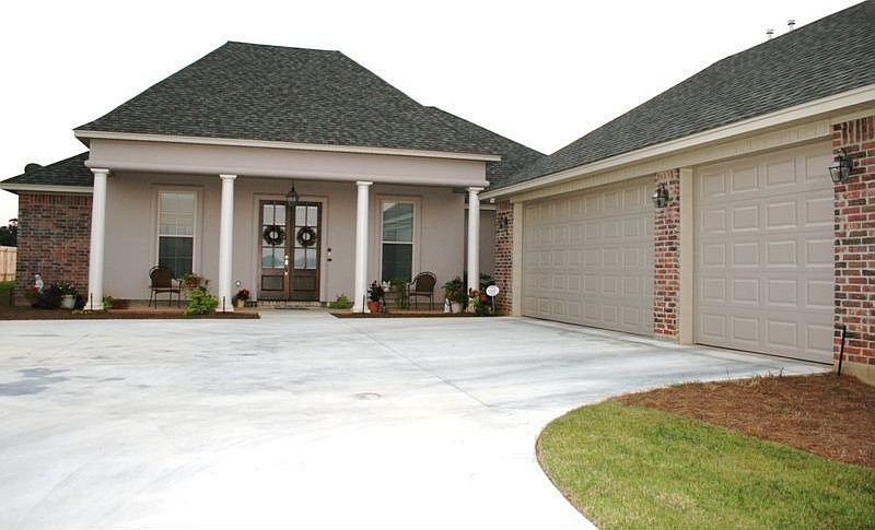 Front Porch/3 car garage