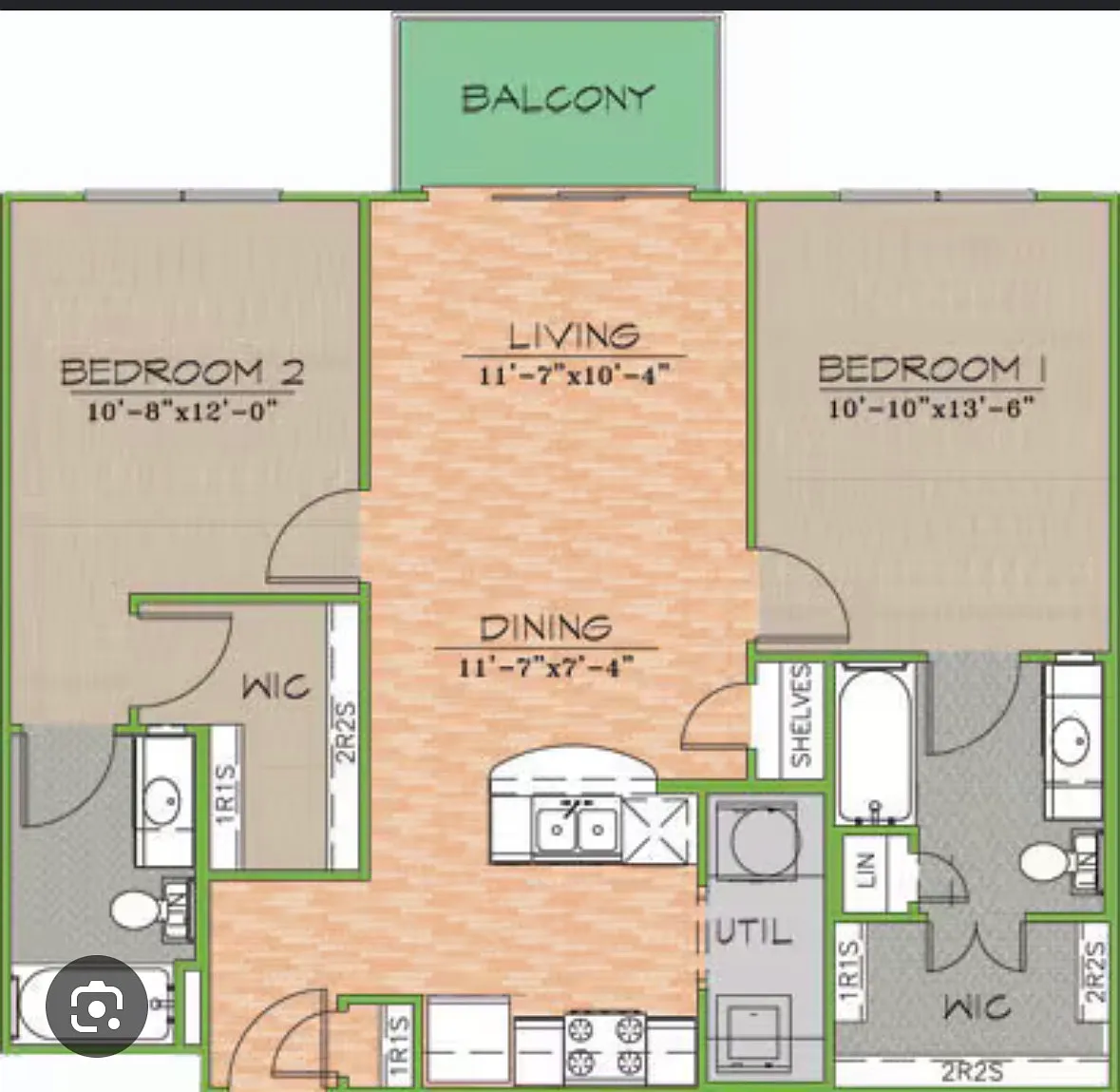 2 bed, $1,795 — Photo 2
