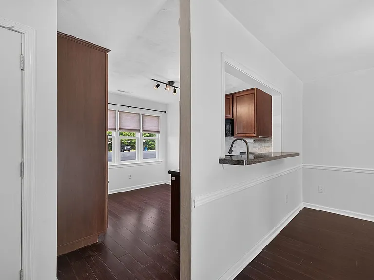 Kitchen into dining room
