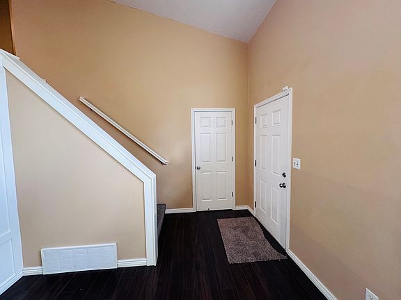 Living room and entrance, Front door