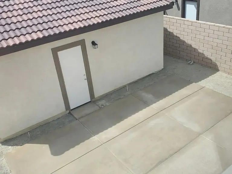Back patio