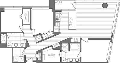 Floor Plan T - 2D Floor Plan T - 2D