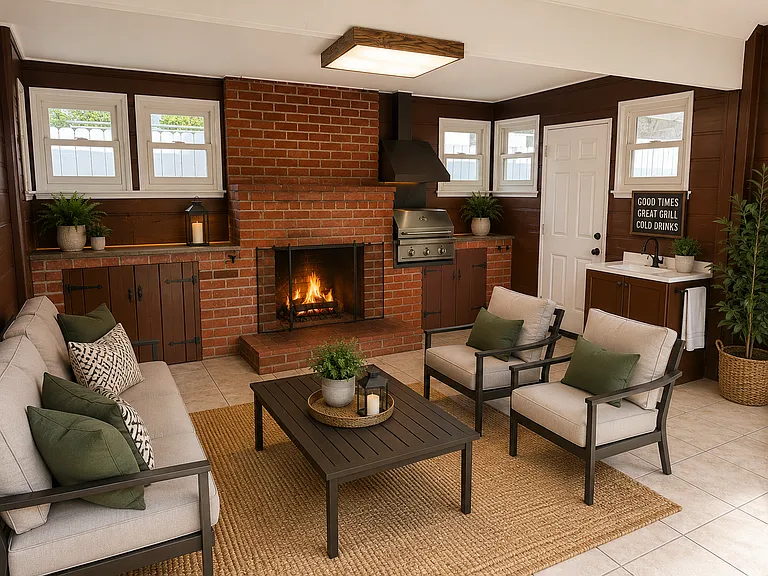 Barbecue/ recreation room