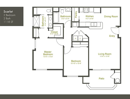 Floor plan Scarlet