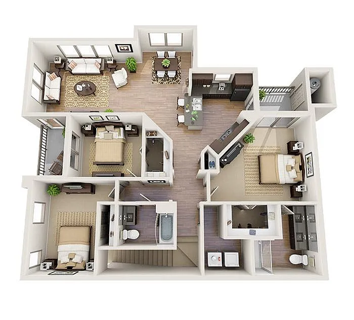 Floor plan Magness