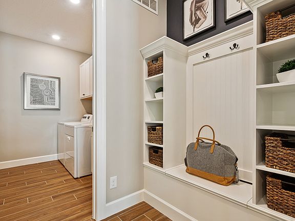 Spacious Garage Entry with Opt. Boot Bench