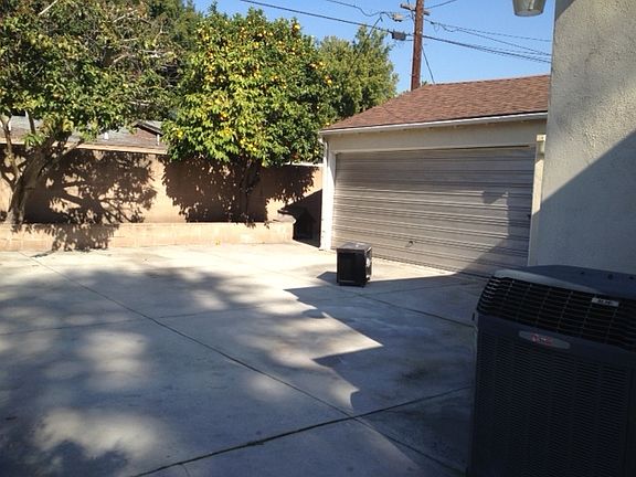 Enclosed back yard