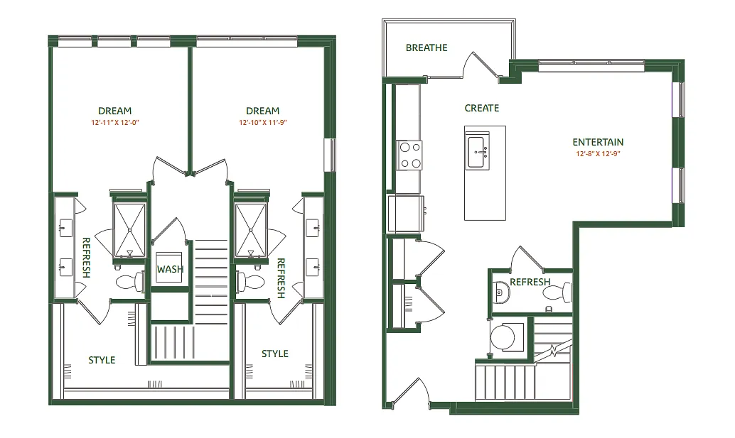 Floor plan B2
