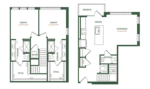 Floor plan TH B2