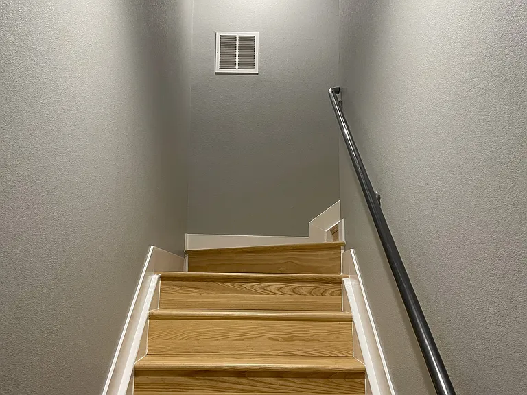 Stair with new paint color