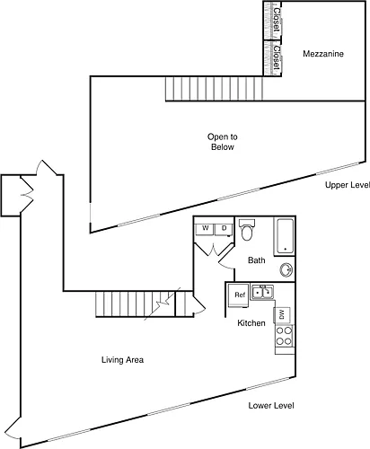 Floor plan Live - Work Studio - F