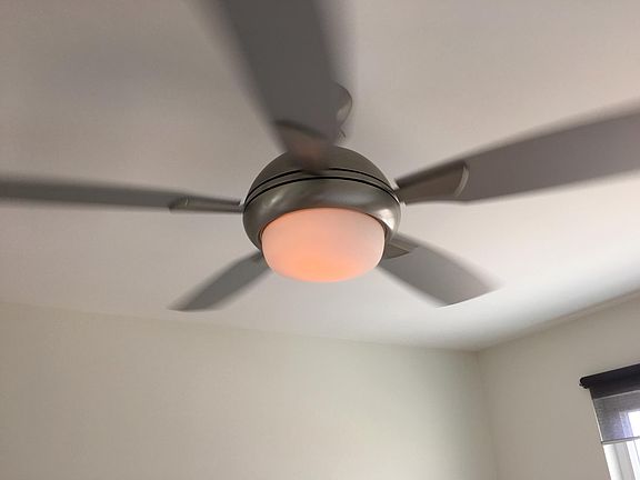 Ceiling fans in every room