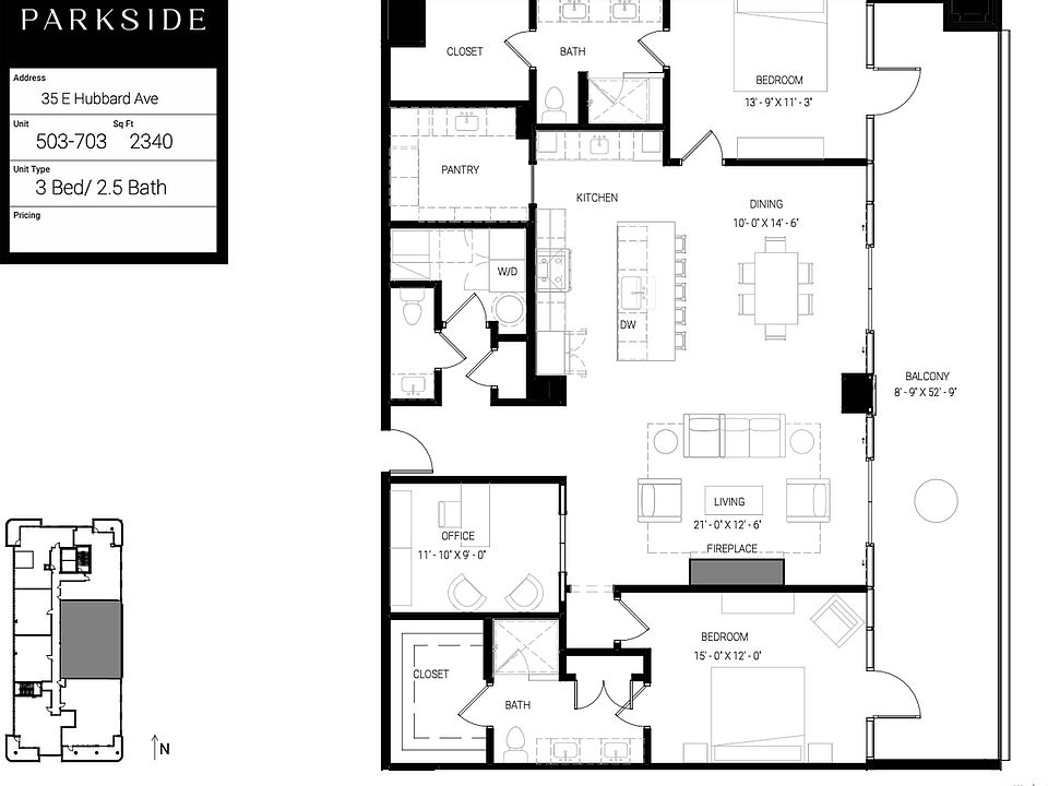 2nd image of 35 E Hubbard Ave Suite 403