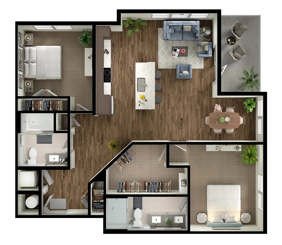 Floor plan B4