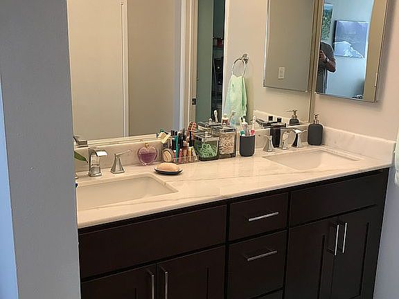 Master bath dual sink