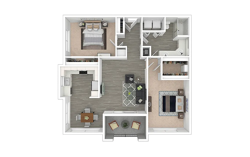 Floor plan Rice - Renovated