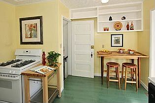 Kitchen with charming breakfast area