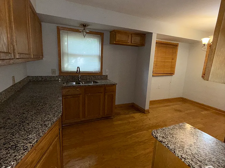 Kitchen with eat-in area