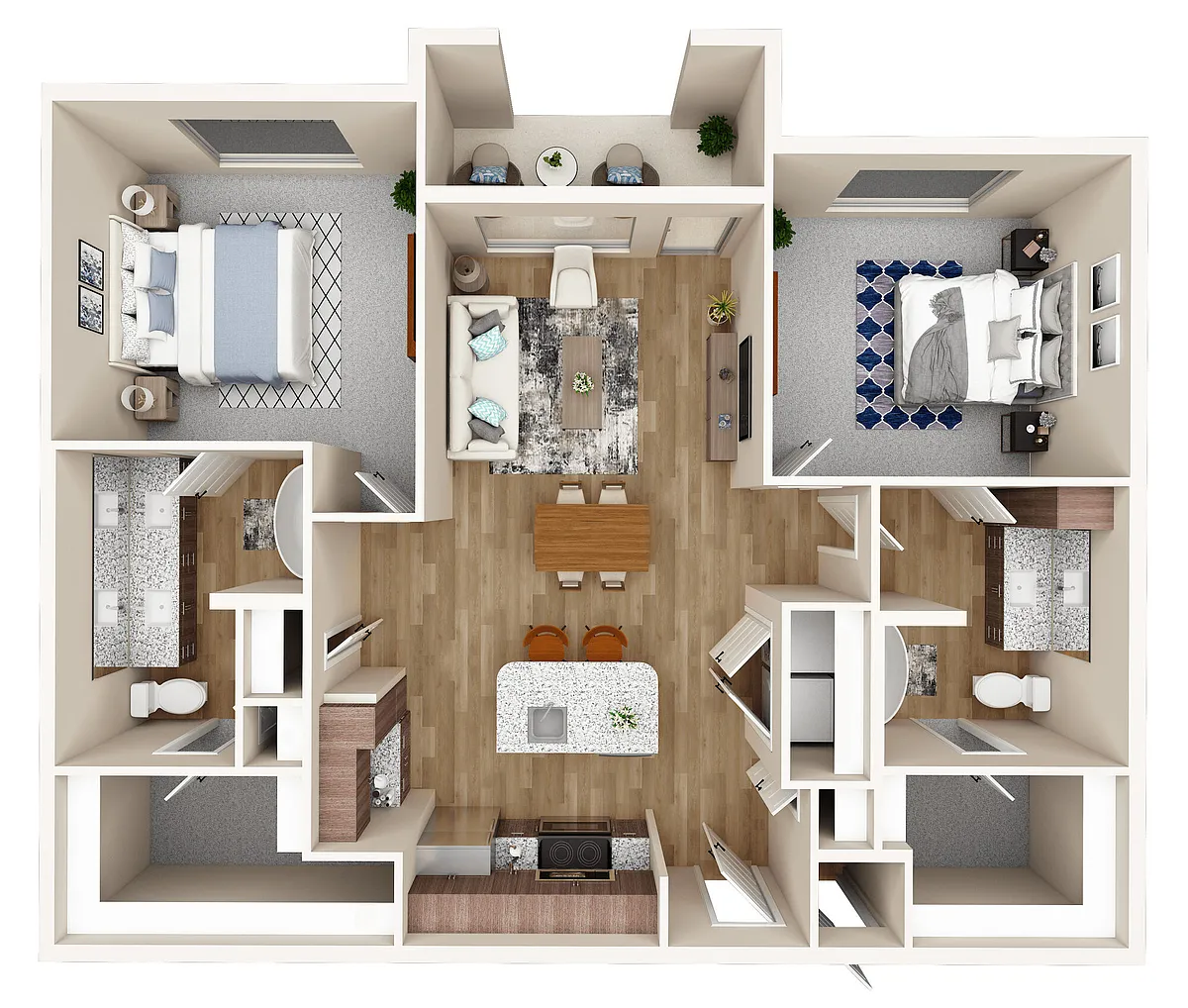 Floor plan B3