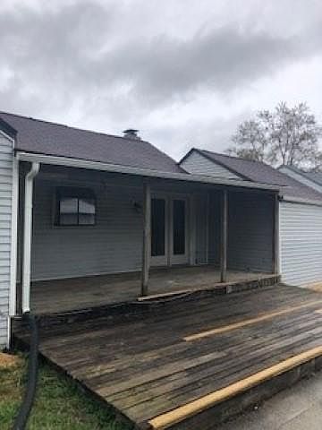 Back porch and deck