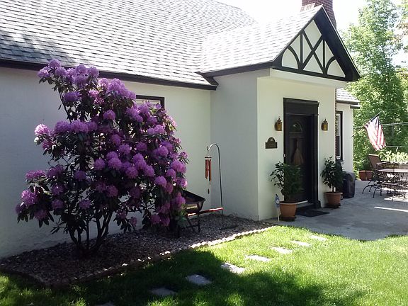 Front door from side