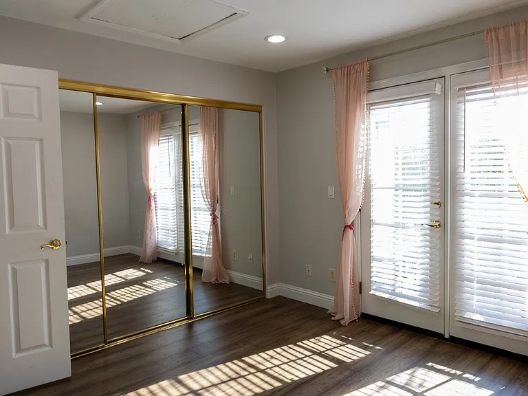 Bedroom (Patio access) - Upstairs