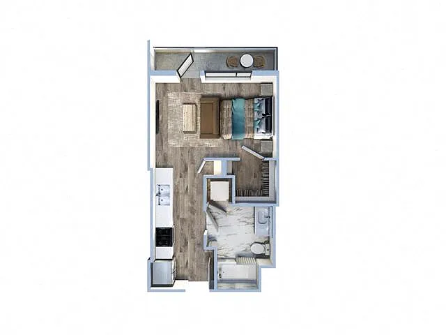 Floor plan Studio-A1-A2