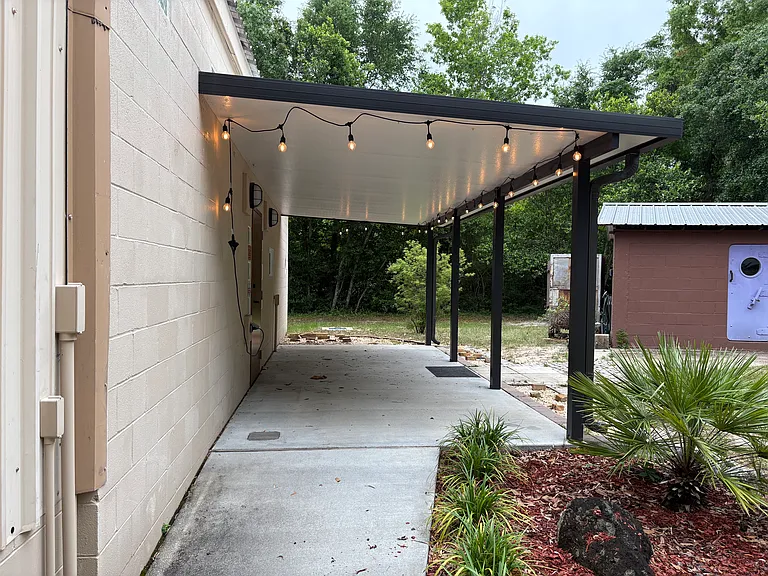 Covered patio