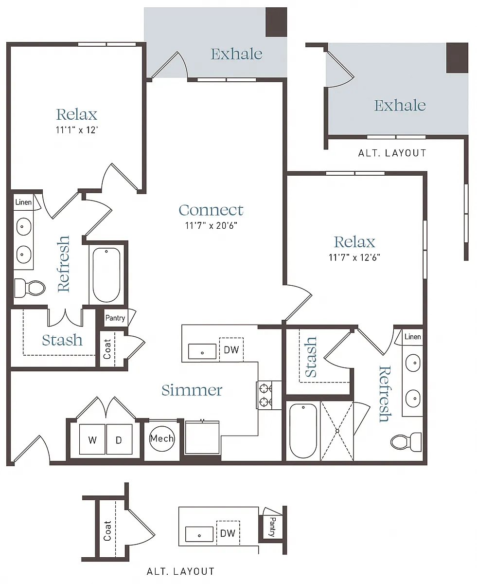 Floor plan B1