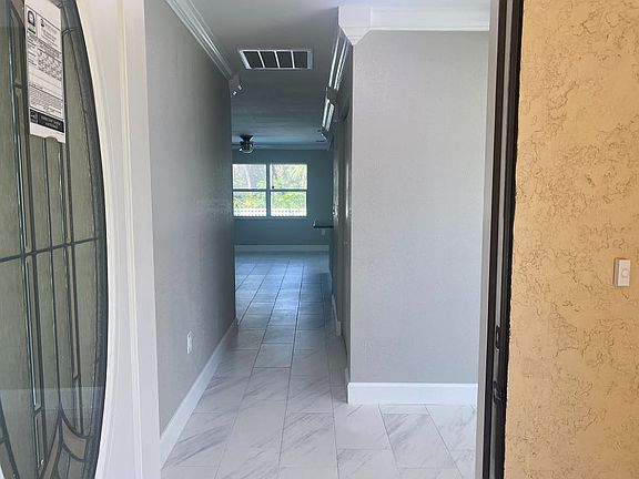 Looking into house 