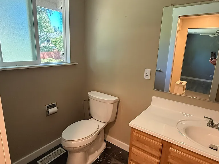 Master bath (1st photo). Just remodeled.