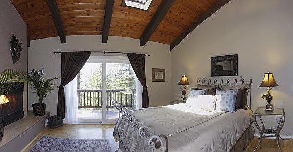 Vaulted Master Suite w/Romantic Fireplace