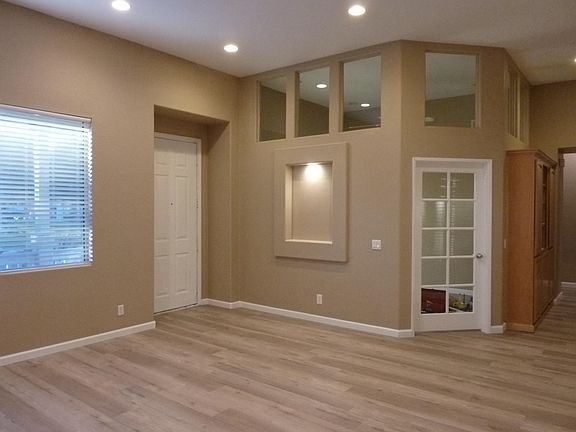 Living room with access to office