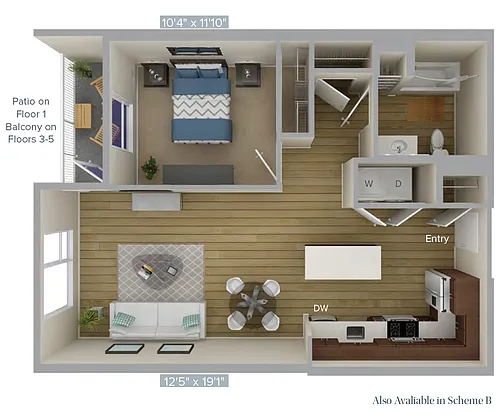 Floor plan A4-731-A