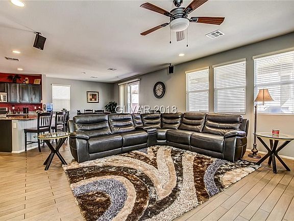 Great room with EZ care wood-look plank TILE flooring
