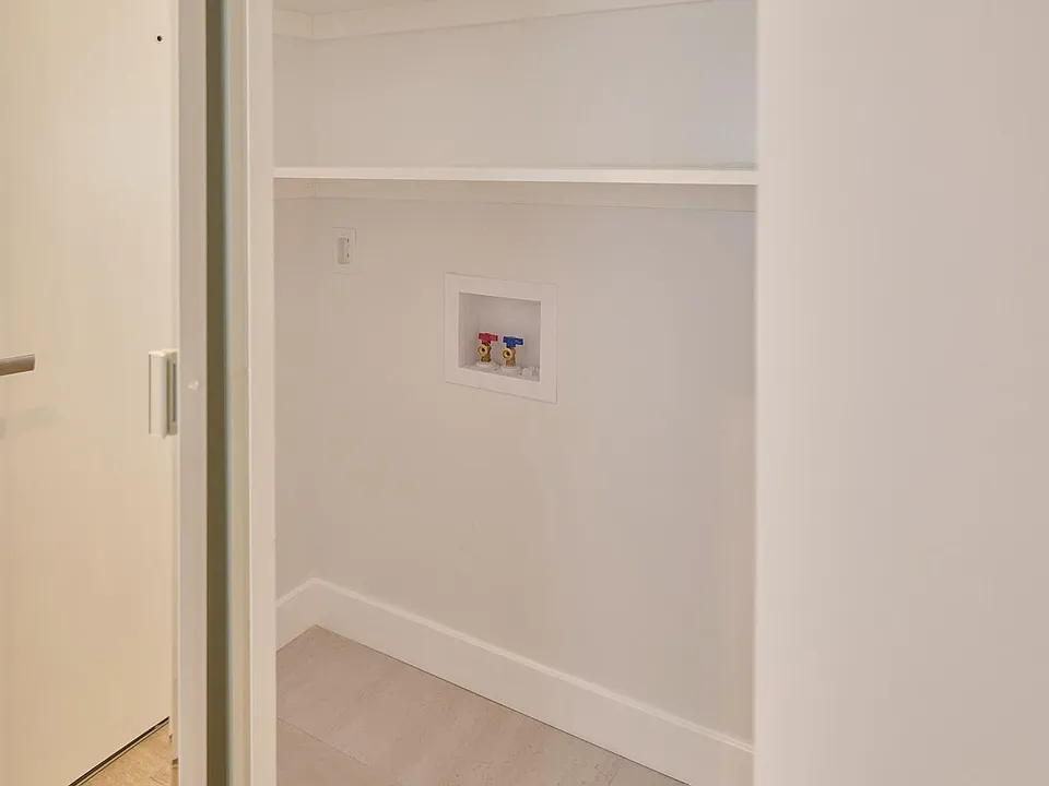 In-unit washer/dryer is on order and will arrive in March