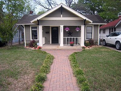 Front of house from sidewalk