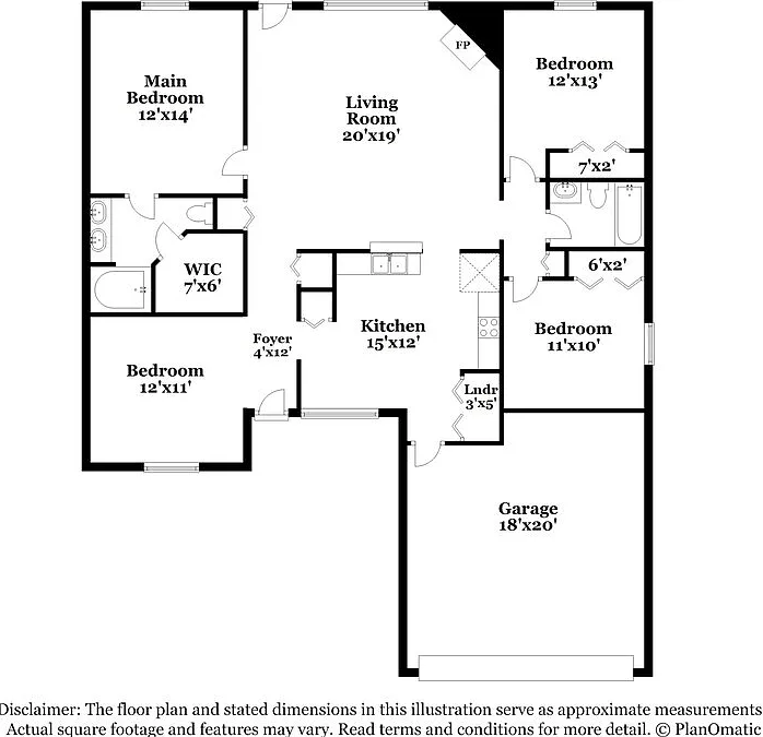 3 bed, 2.0 bath, 1460 sqft, $1,900 — Photo 2