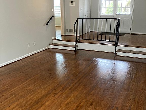 Step down living room