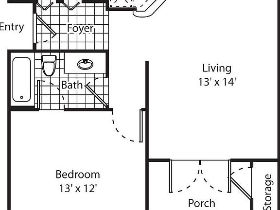 NoDa Floor plan