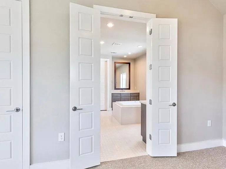 Primary bedroom and bathroom are on the second floor