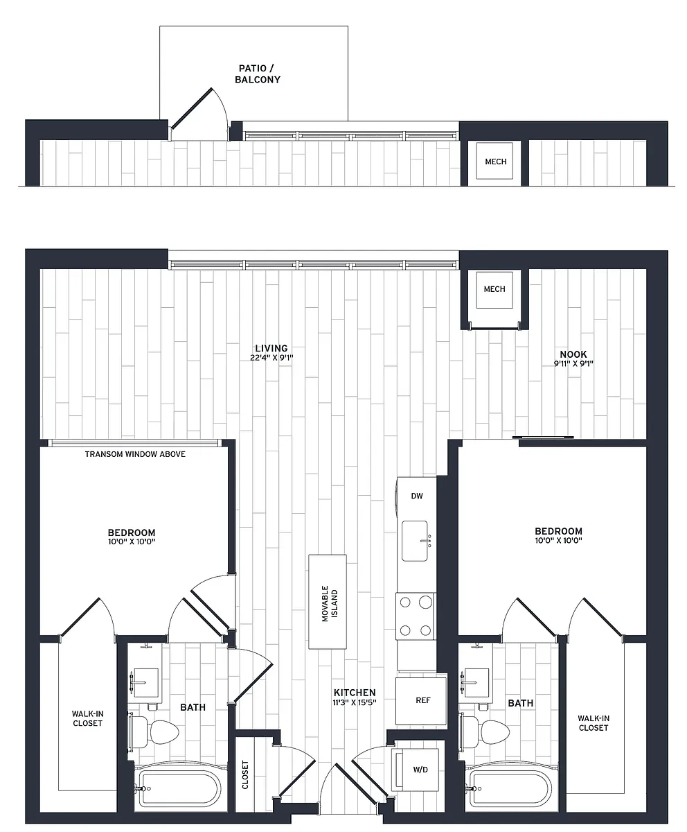 Floor plan B15A