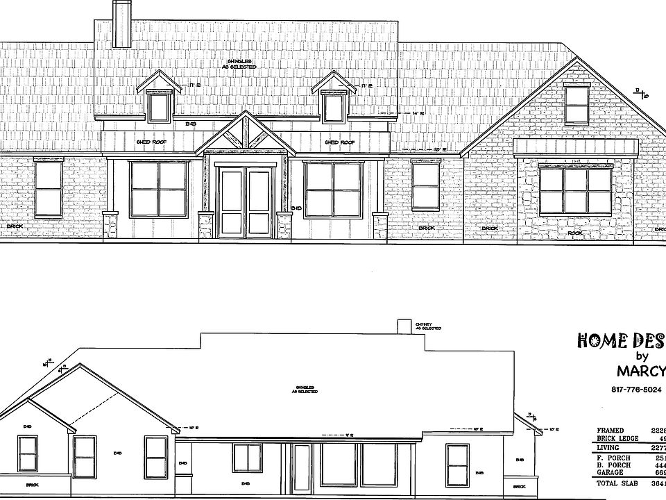 Front and Back Elevations