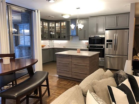 Open concept.  Great for entertaining.  Exit to private rear balcony.