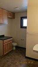 Main bathroom and laundry rm