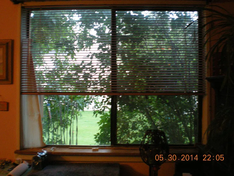 Looking out from 
the LR