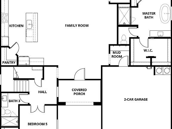 The first floor of the Stanford has an open layout.
