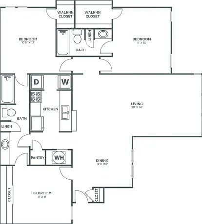 Chestnut (1254 SF) Chestnut (1254 SF)